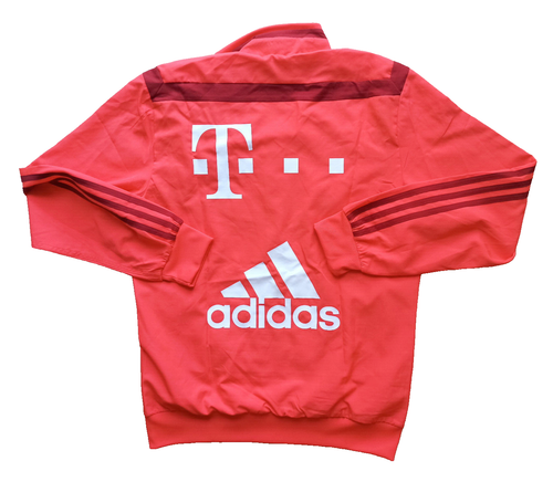 FC Bayern München MATCHWORN Anthem Präsentations Trainings Jacke Sponsoren S - Picture 3 of 4