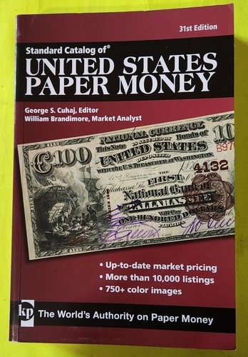 STANDARD CATALOG OF US PAPER MONEY (( 31st EDITION )) PLUS GIFT !!
