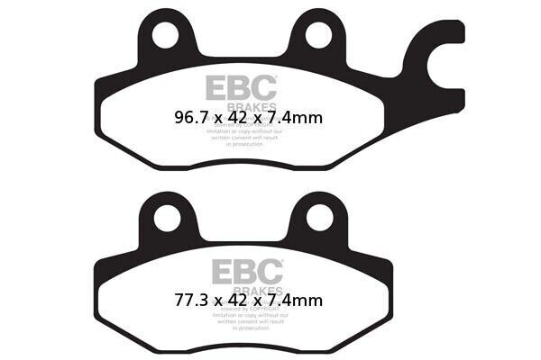 AP LOCKHEED EBC FA165 BRAKE PADS CAGIVA KAWASAKI SUZUKI YAMAHA QUAD ...