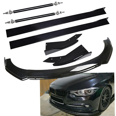 For 3 Series E92 E90 F30 Front Bumper Lip Spoiler Diffuser Side Skirt Body Kits