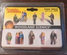 Woodland Scenics Accents A1838 Figures - People Talking - HO Scale