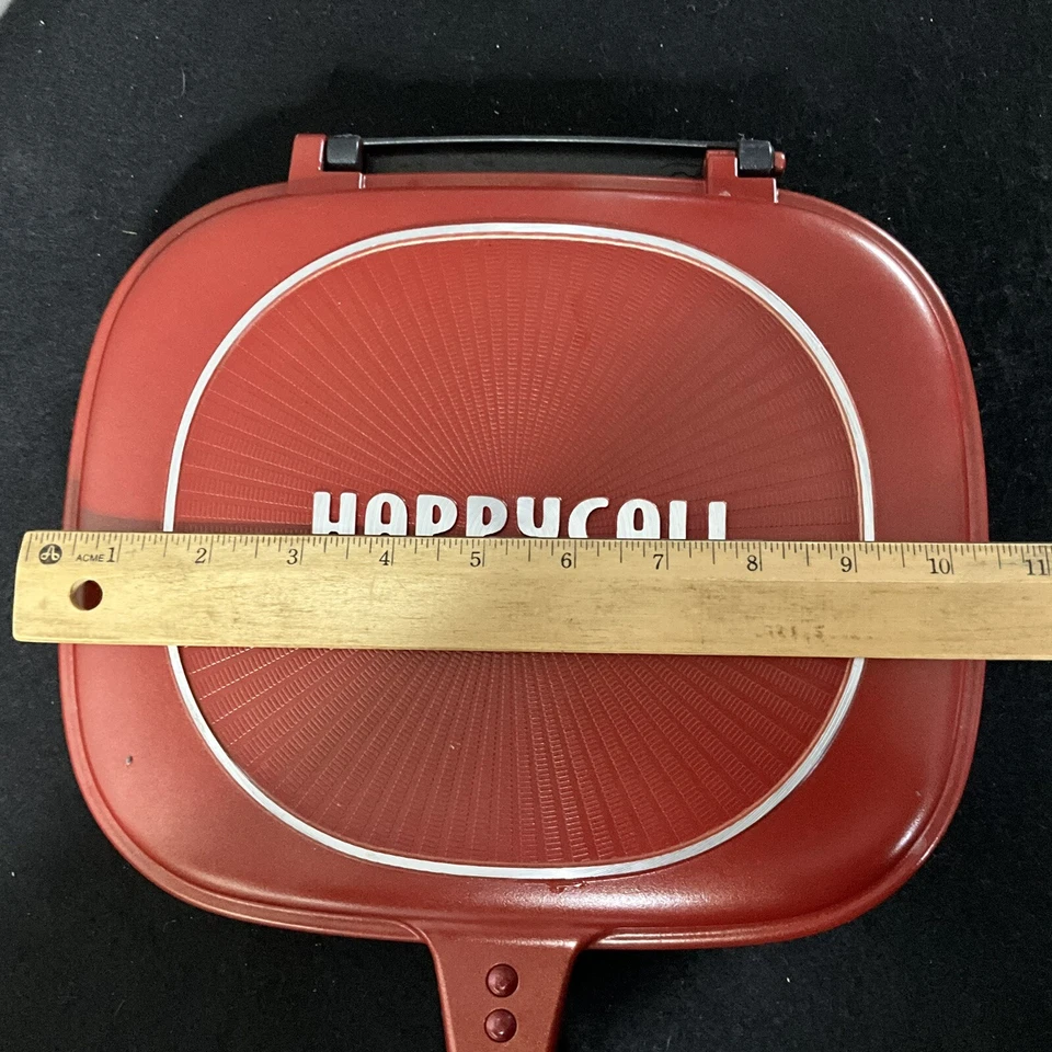 Sartén Happycall Antiadherente Plegable Doble Cara Parrilla Cierre Magnético Foto 4 de 4