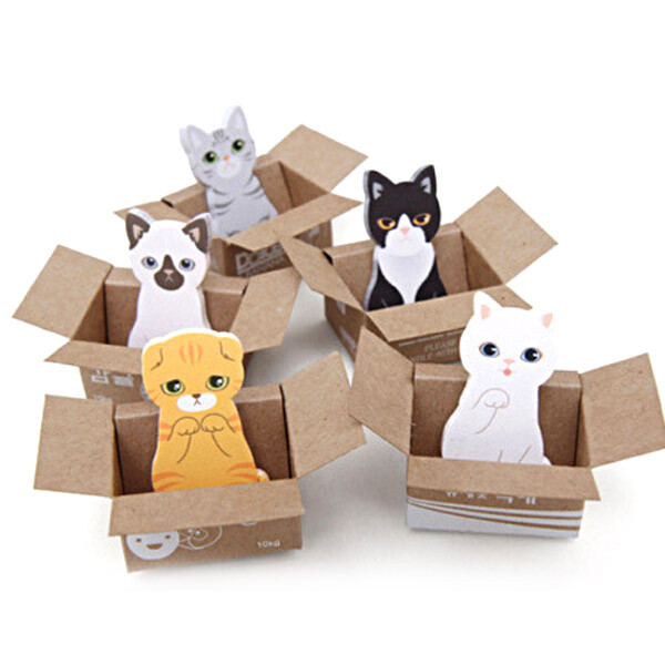 5pcs Cartoon Cat House Bookmark Sticker Tab Memo Note Adhesive Sticky For Sale Online Ebay