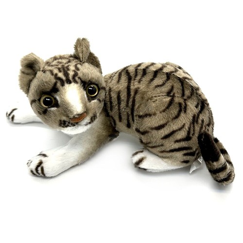 10 Inch Tabby Cat Stuffed Animal Plush Toys Toddler Doll Christmas Kids Gift Hot - Picture 4 of 4