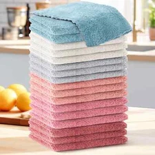 Household Clean Set of 12 or18 Piece, Soft and Highly Absorbent, for Kitchen