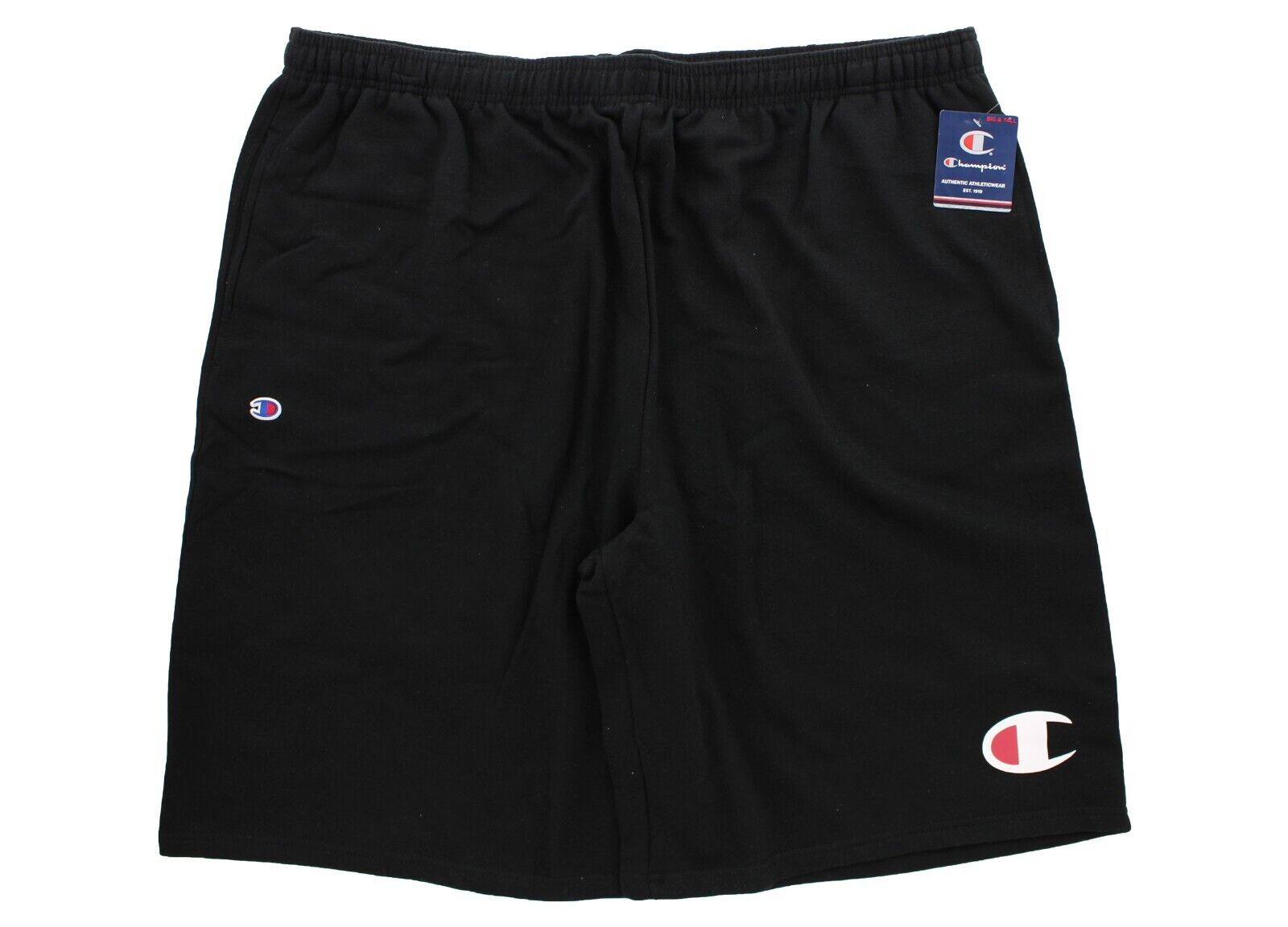 Champion Classic Sweat Shorts Men's Big & Tall Gym Athleticwear 2-Pocket Fleece