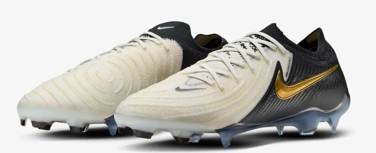 NIKE Phantom GX 2 Elite FG FJ2559-100 White Metallic Gold NIKE Phantom GX 2 Elite FG FJ2559-100 White Metallic Gold