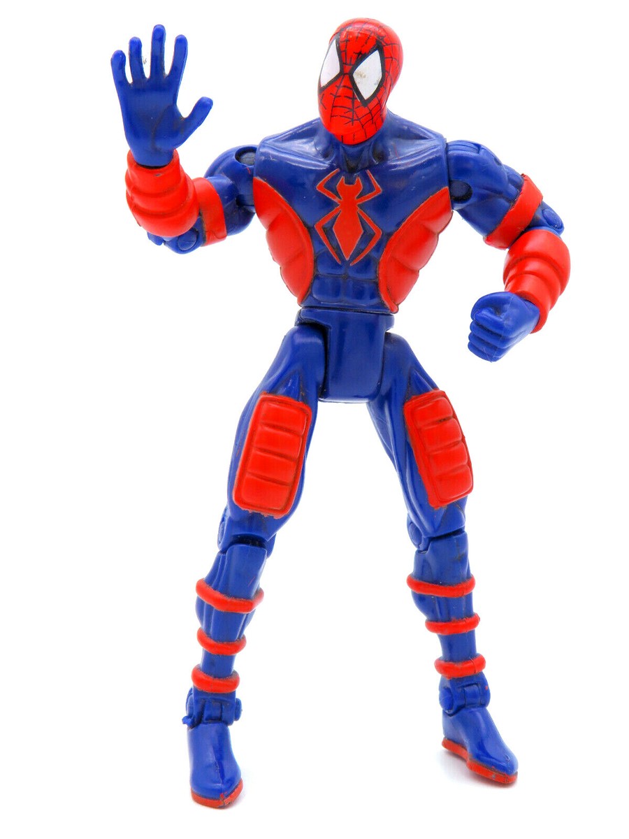 Marvel Figure - 1998 Flip N Trap Spiderman - Toybiz Animated Sneak