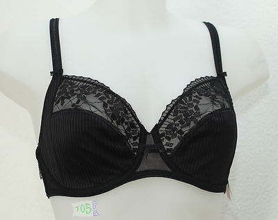 Soutien-Gorge Balconnet CHANTELLE Mouvance - Noir - Tailles 85D/90C/90D - Neuf Étiqueté