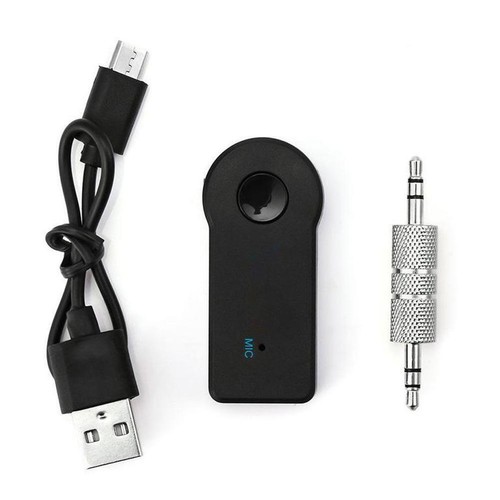 Wireless Car Bluetooth Receiver Adapter 3.5MM AUX Audio Music Stereo E2D4 - Afbeelding 4 van 12