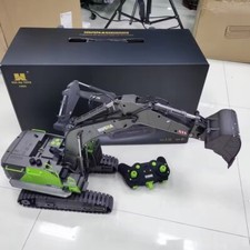 Image of 1/14 HUINA 1593 582 RC Excavator Dumper Truck crawler Alloy Tractor Loader 2.4G