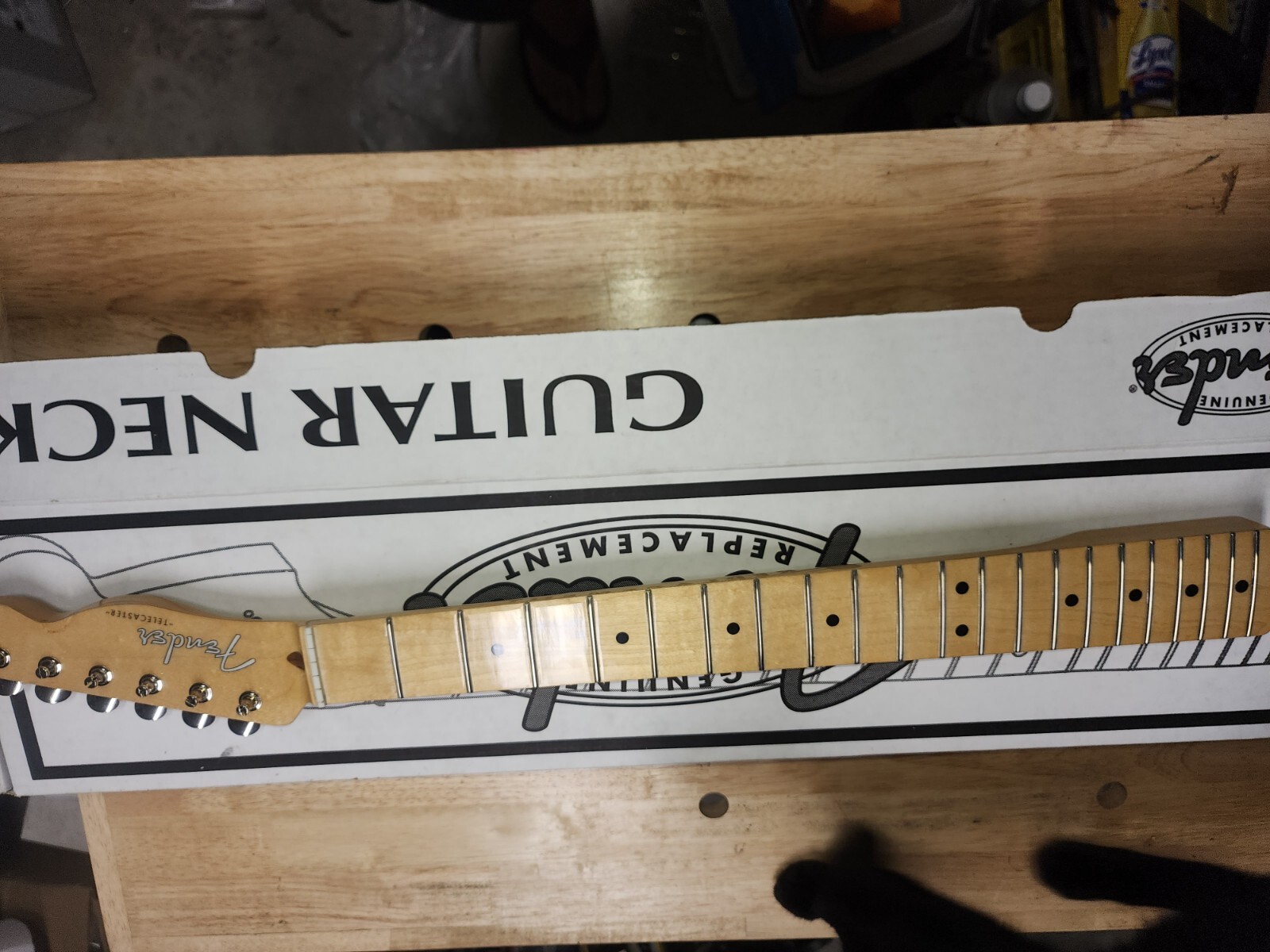 Fender Telecaster Replacement Neck Maple 21 Vintage 50s With Chrome