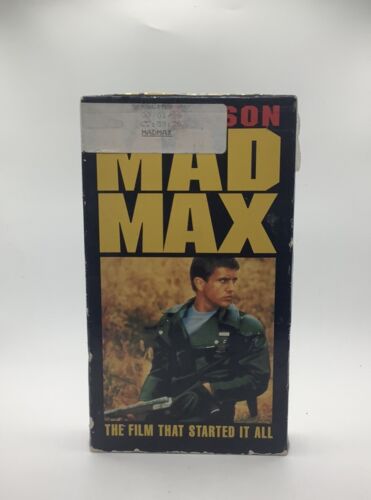 Mad Max (VHS movie) Mel Gibson Goodtimes home video 1979 1993