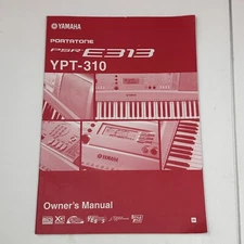 Yamaha PSR-E313 YPT-310 Owner's Manual Book