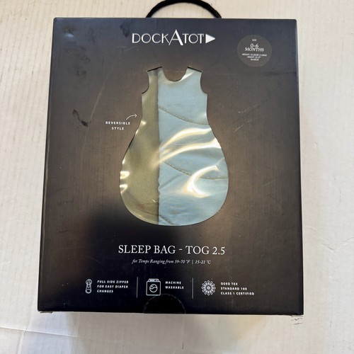 DOCK A TOT SCHLAFSACK - TOG 2,5 FÜR 0 - 6 MONATE - BLUE SURF/AVOCADO - OPEN BOX