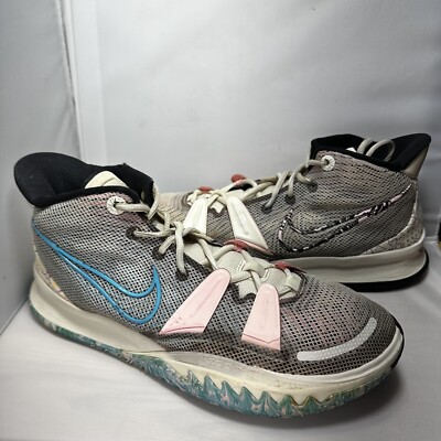 Nike Kyrie 7 Pale Ivory Chlorine Blue Black CZ0141 100 Men display picture 2