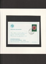 Liechtenstein " Weihnachts- und Neujahrskarte 31.12.1972 "