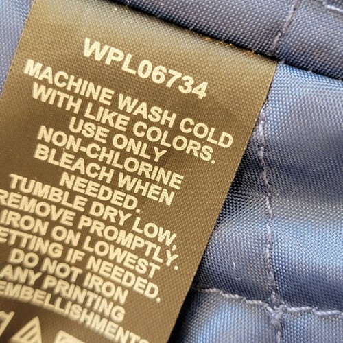 NAUTICA Double Breasted Blue Ruffle Hem Peacoat Girl's Size 12 - Picture 12 of 12