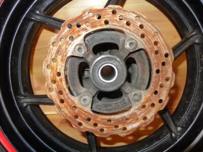 07 08 Kawasaki Ninja ZX-6R ZX600 ZX 600 ZX6 Rear Wheel Rim Hub