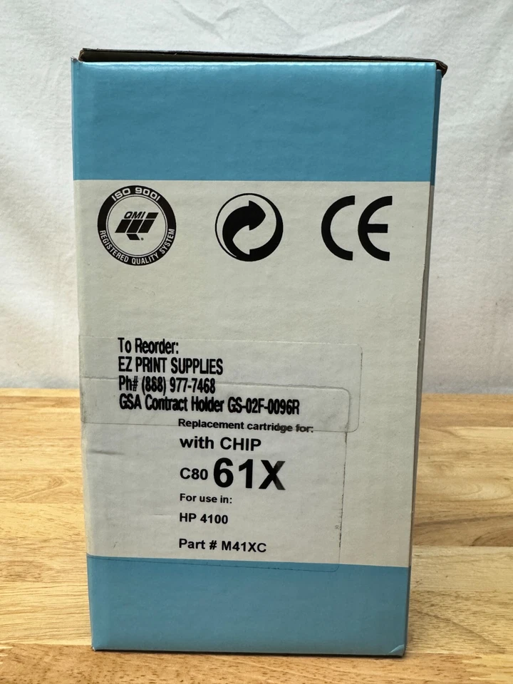 3 Pack - Premium Toner Cartridge HP 61X C80 Black Compatible with HP 4100 - Image 3 of 4