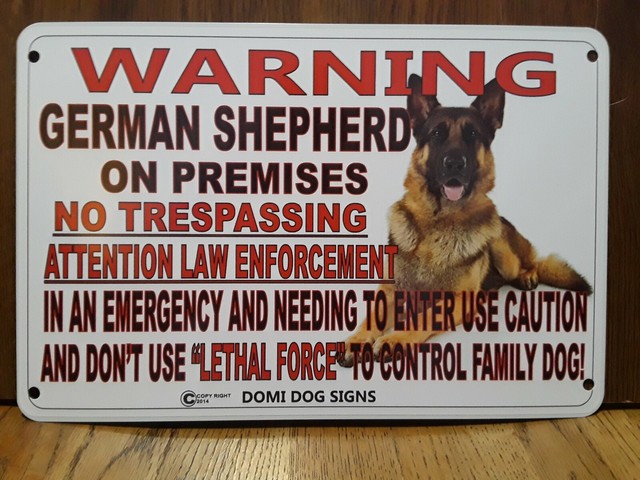beware of german shepherd