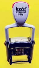 Trodat 5546 Professional Line Self Inking 6 Band Number Stamp Red Ink