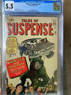 Tales of Suspense #31 CGC 5.5 1962 1st Dr. Doom Prototype! Doctor