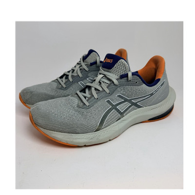 ASICS GEL-Pulse 14 1011B491 Gray Orange Blue Low Top Lace Up Mesh Running Shoes