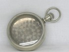 Watch Case, Clean W/ Glass Crystal Antique 18S Open Face Fahy'S Silveroid Pocket
