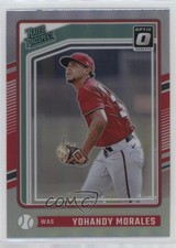 2024 Panini Donruss Optic Rated Prospects Holo Prizm Yohandy Morales #192 0e4z