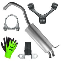Auspuff EndschaldäMpfer Endtopf FüR Skoda Fabia 1.4 1.9 Tdi Sdi 2.0 1999-2010