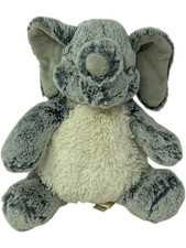 AURORA Plush Elephant 9.5" Grey White Animal Core Cottagecore Stuffed