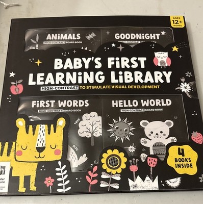 High Contrast Baby's First Learning Library (Board Book)