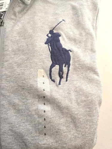 Polo Ralph Lauren Sweat Suit Set Pants & Jacket Andver Htr Gray Fleese NWT Sml - Picture 9 of 12