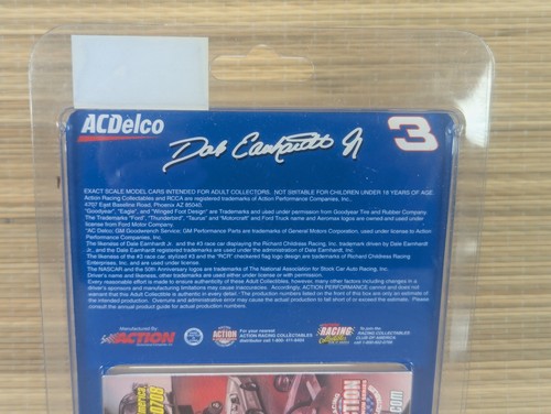 Dale Earnhardt Jr 1998 Action Racing NASCAR 1/64 Diecast #3 AC Delco GM Parts - Picture 7 of 8