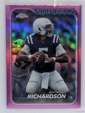 2024 Topps Chrome - Anthony Richardson No.85 Pink Refractor Colts💥
