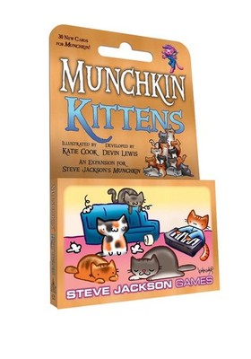 Munchkin Kittens 30 Karten Spiel Erweiterung Steve Jackson SJG4215 Booster Pack Katzen