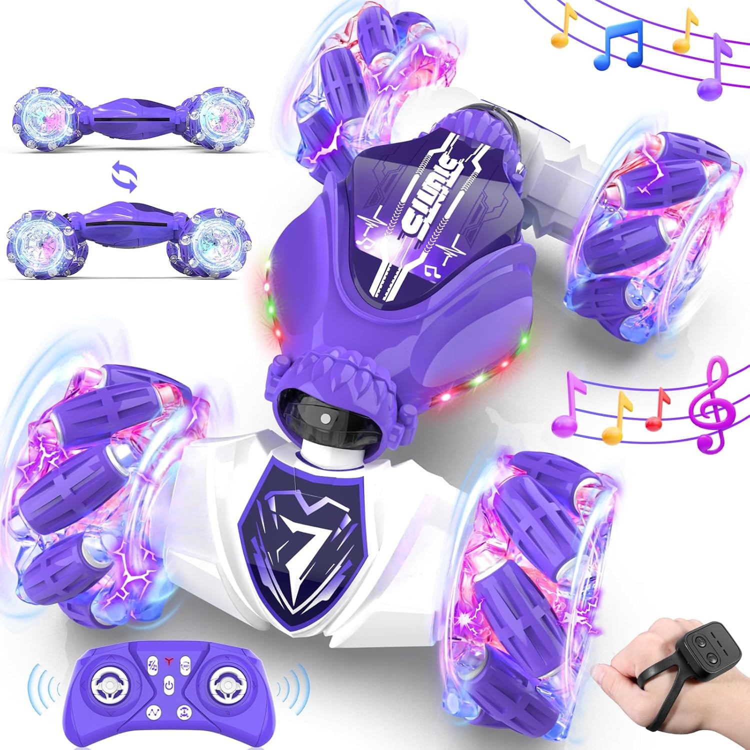 Toys - Drift Rc Stunt Car For Kids | 360&deg; Rotating 4wd Tran