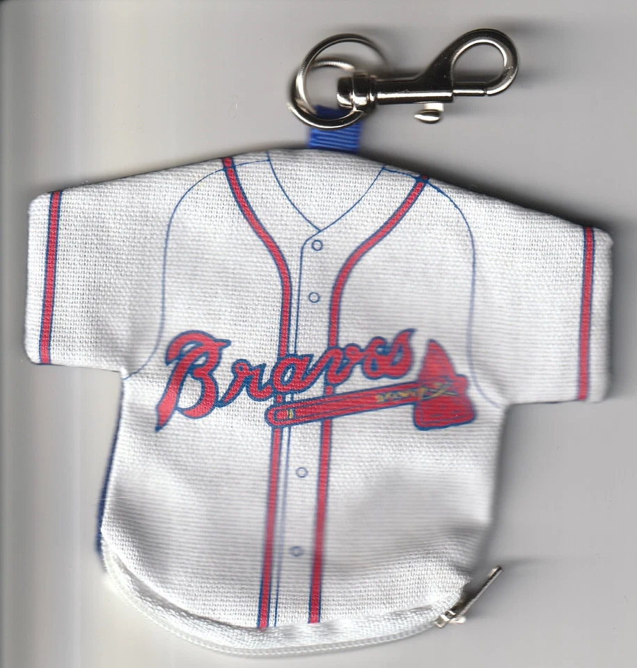 6 J.F. Sports - Atlanta Braves Lil' Sport Baseball Jersey Key Chains - Image 2 of 4