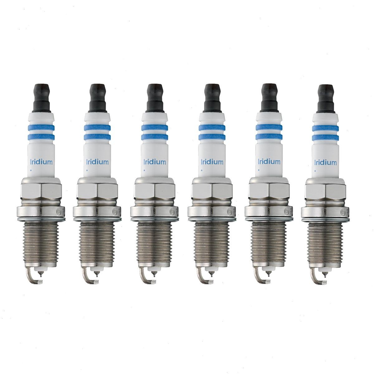 6 pc Bosch Double Iridium Spark Plugs for 2005-2009 Hyundai Tucson 2.7L V6 jc