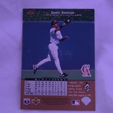 1996 Upper Deck Garret Anderson #31 California Angels Baseball Card