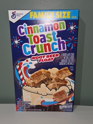 New General Mills Cinnamon Toast Crunch ROOT BEER FLOAT Crispy Cereal 18.8oz