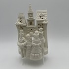 Partylite Christmas Village Carolers Victorian Candle Holder White