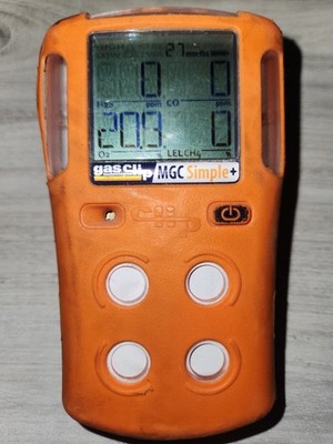Gas Clip MGC-S-Plus Multi Gas Clip Simple Plus 4 Gas Detector D4PN375305