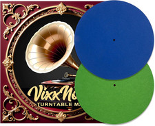2pcs 12 Inch Wool Record Player Felt Mats Anti-Static Turntable Slipmat, Shock