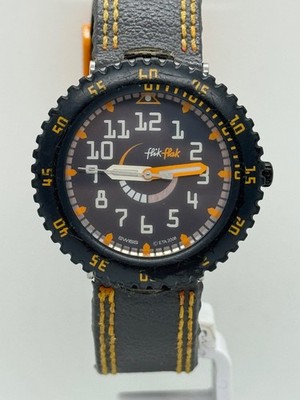 Flik Flak Childrens Wrist Watch Swiss Made Aluminum Case Quartz ETA 2008