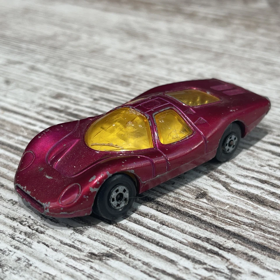 Vintage 1969 Lesney Matchbox Superfast Ford Group 6 No. 45 roxo magenta - Imagem 2 de 4