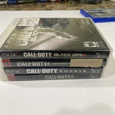 Call Of Duty COD Lot 3 Games - Black Ops, COD 4 Modern Warfare, Ghost
