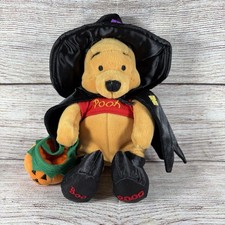 Disney Mini Bean Bag WITCH POOH 8'' Winnie The Pooh Plush Toy Bear