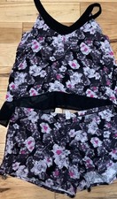   Secret Treasures women  s pajama short set size 2X,floral print multicolor